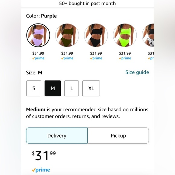 Meyeeka One Piece Swimsuit Scoop Neck Cut Out Front Lace Up Back High Cut - Picture 6 of 6